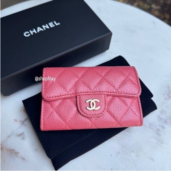 Chanel Caviar Classic Flap Card Holder Wallet - Picture 1 of 16